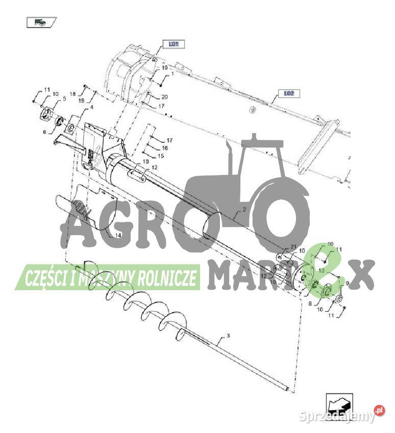 87368289 84980613 84388967 OBUDOWA PODAJNIKA CNH