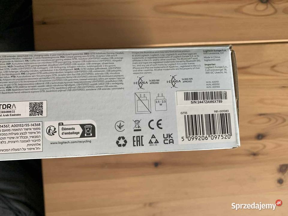 Słuchawki gamingowe Logitech G735 Warszawa