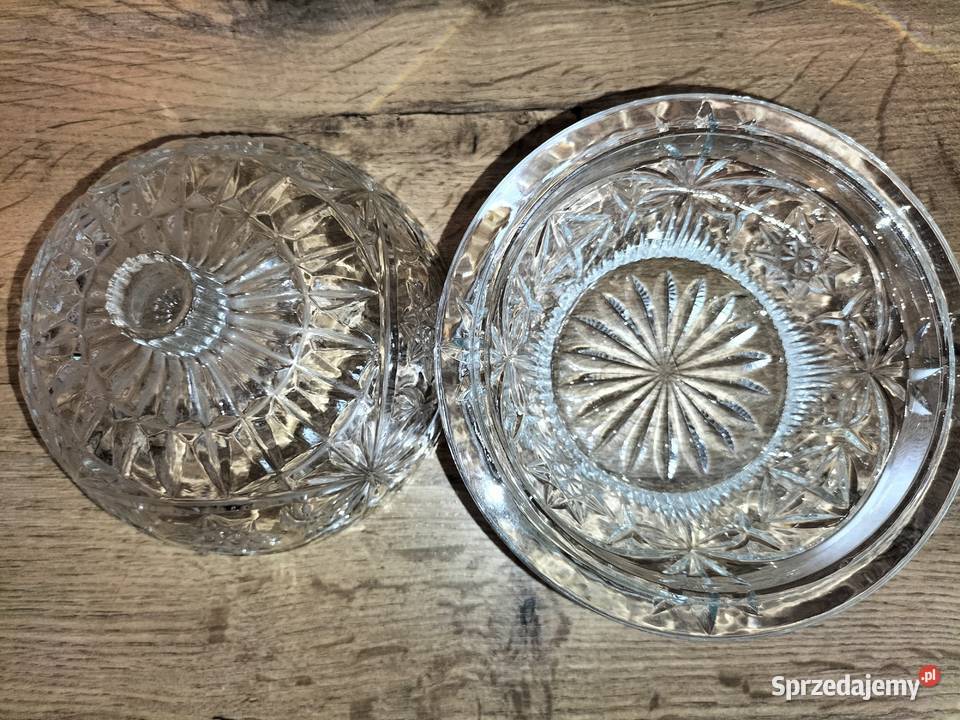 ORYGINALNA PIĘKNA ZABYTKOWA KRYSZTAŁOWA Wrocław