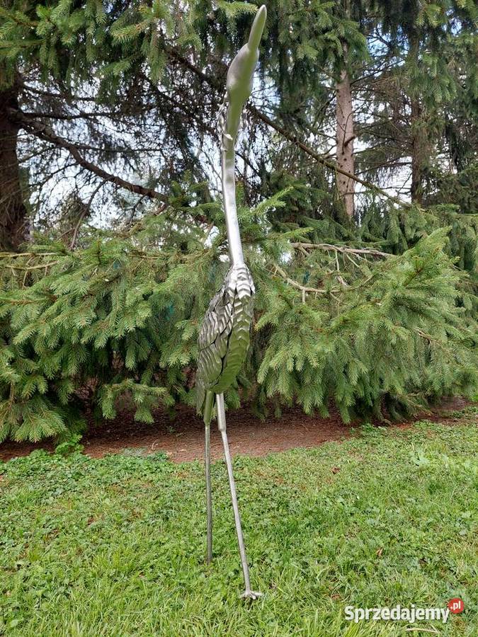 Stalowa figura dekoracyjna stalowy ptak