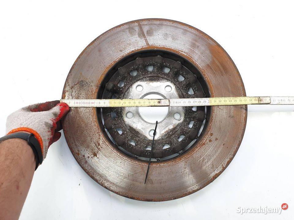 TARCZA HAMULCOWA PRZÓD AUDI A8 D5 4N 4M0615301AS Lipno