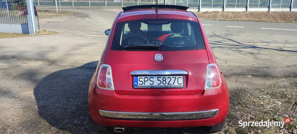 Fiat 500 12benzpanorama dach klimatyzacja manualna Pszczyna sprzedam
