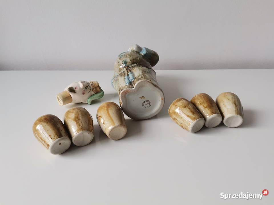 Stara karafka kieliszki Turek ceramika Zagórski Katowice sprzedam