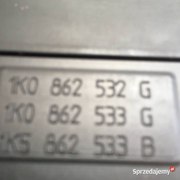 Oryginau 1K0 862532 VW Jetta MK5 MK6 czarny podłokietniki Wyposażenie wnętrza pomorskie Luzino