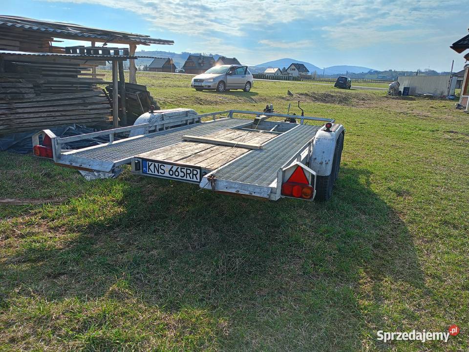 Sprzedam Lawetę sam prod 2007 możliwa zamiana Przyczepy Grybów