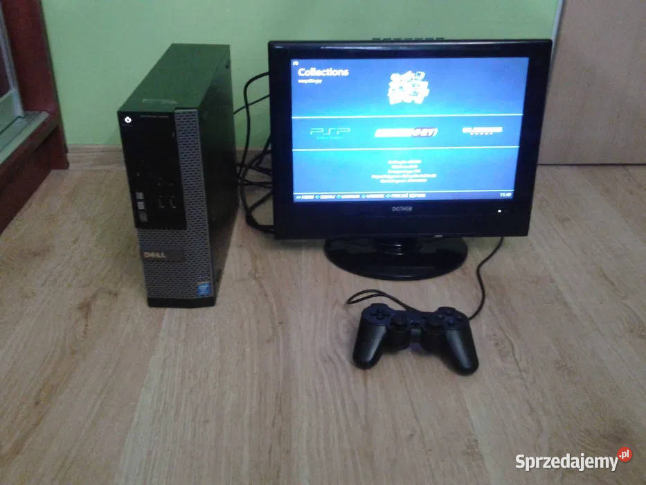 Konsola Retro PC z ok10 gier pad kable Monitor sprzedam
