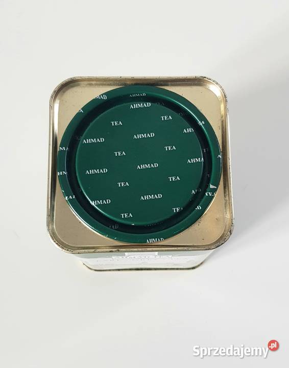 Stara puszka herbacie Ahmad Tea London z 2009r śląskie Ruda Śląska sprzedam