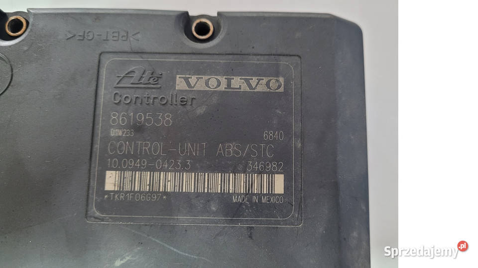 STEROWNIK ABS 8619538 VOLVO S80 V70 S60 osobowe Ruda Śląska
