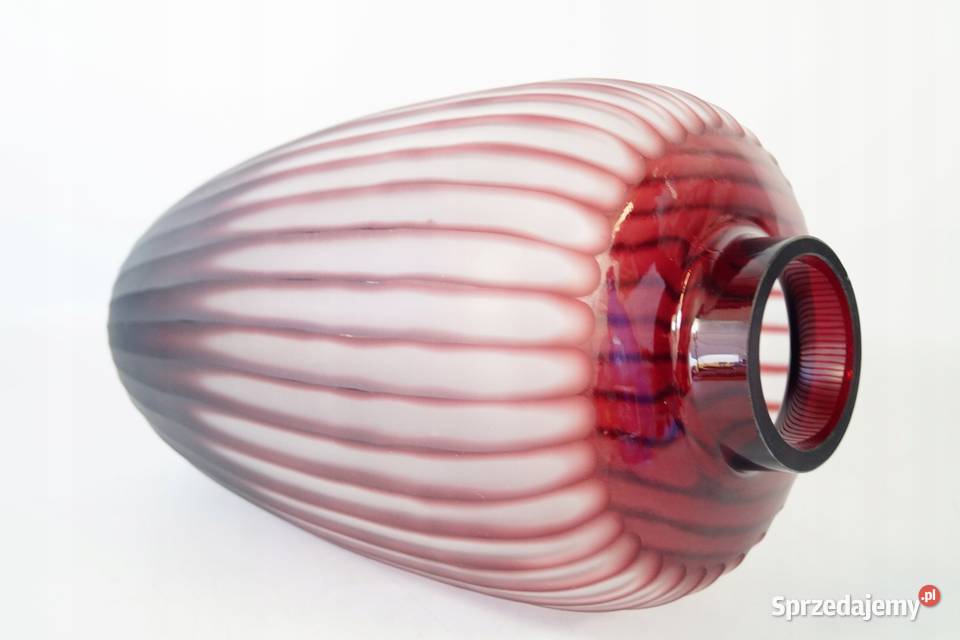 Nowoczesny szklany wazon DESIGN 34 ciekawy