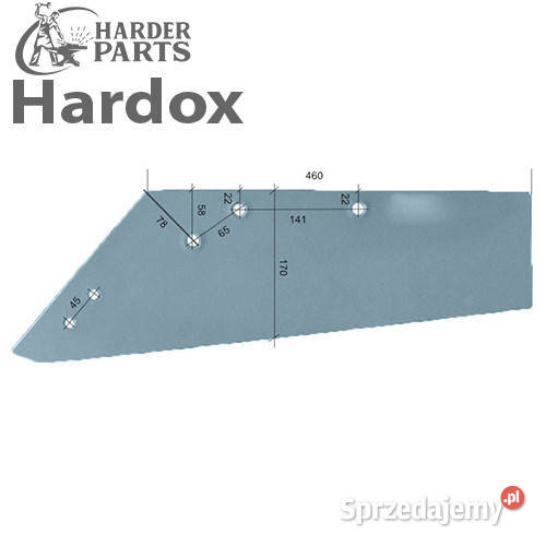Lemiesz 300ha HARDOX SSP294OSEL części do pługa Suwałki sprzedam