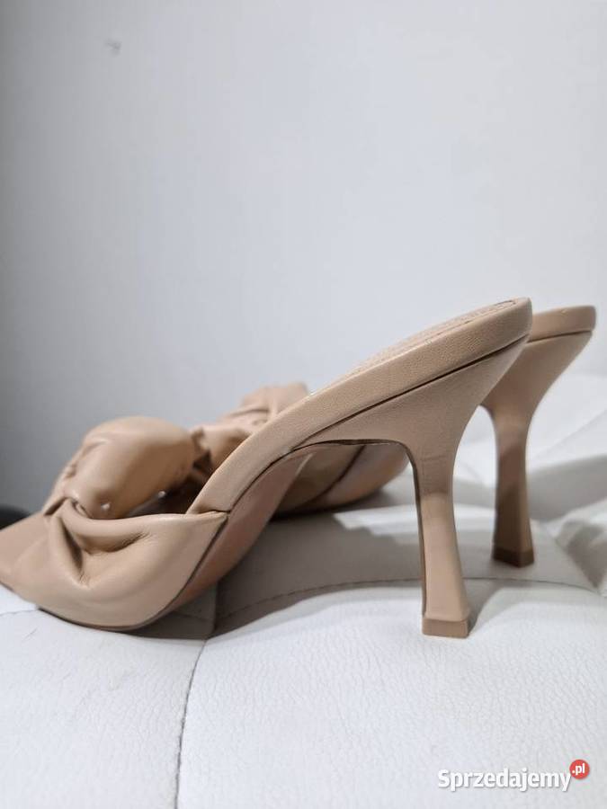Asos 36 klapki szpilki obcasy kwadratowy nosek Kraków sprzedam