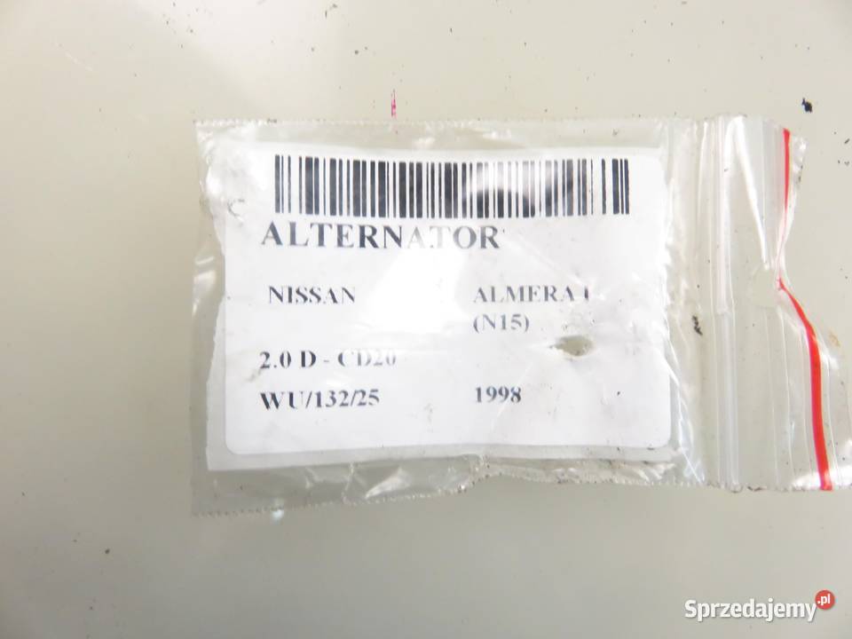 ALTERNATOR NISSAN ALMERA I N15 20 D CD20 małopolskie