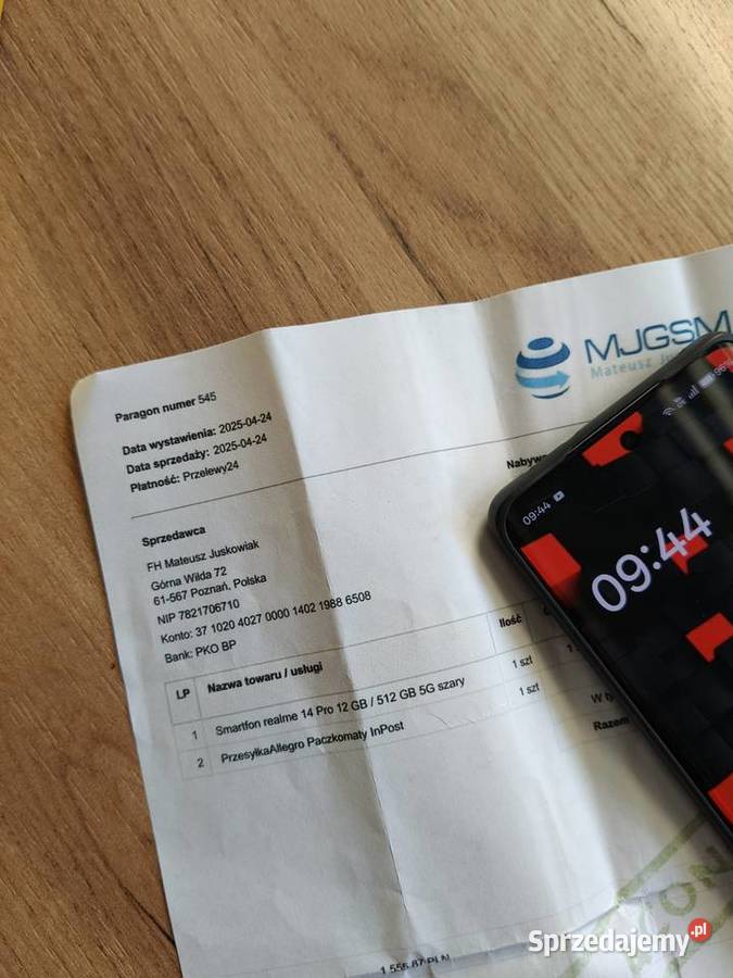 Realme 14 pro 12512GB Nowy na Gwarancji bez Turek
