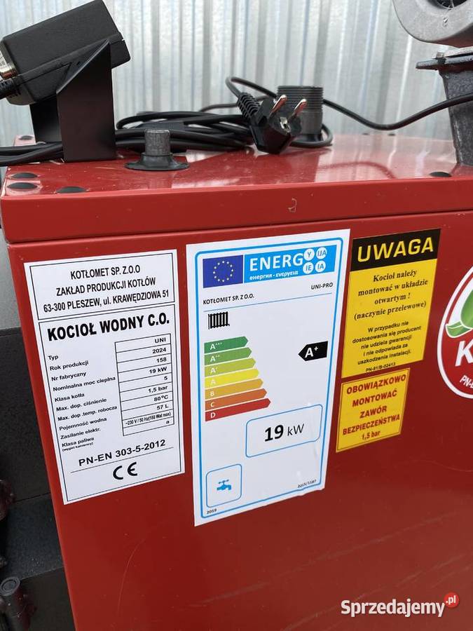 Kotły kocioł NA DREWNO WĘGIEL 19kw do 140m2 śląskie