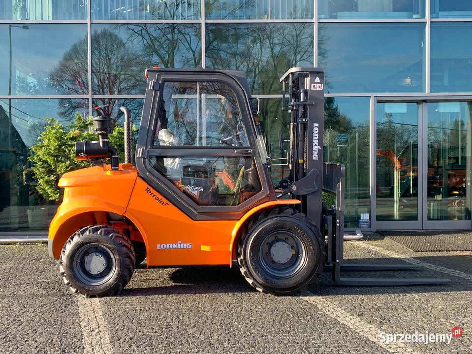 Nowy wózek widłowy terenowy Lonking LG35DT Kęty