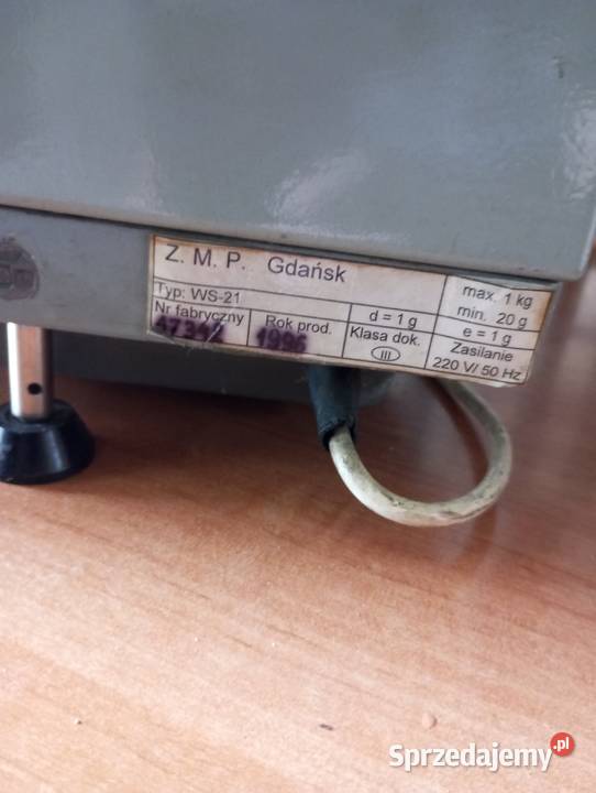 Waga analityczna mechaniczna WS21 Kamień