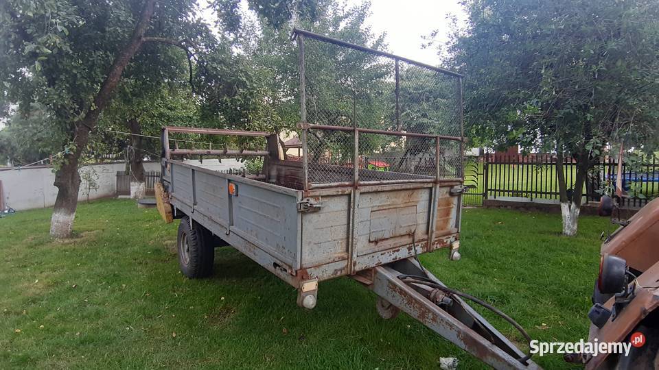 Rozrzutnik obornika jednoosiowy 35 T Agromet nieuszkodzony Chęciny