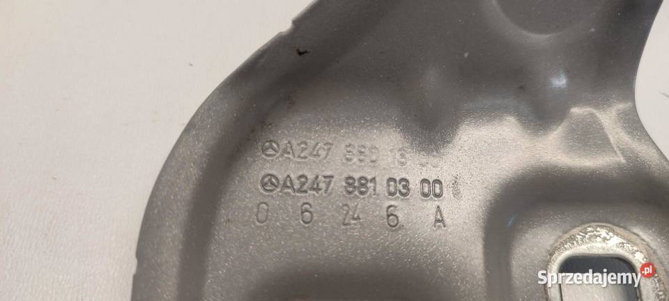 MERCEDES W247 MOCOWANIE BŁOTNIKA LEWY PRZÓD osobowe dolnośląskie