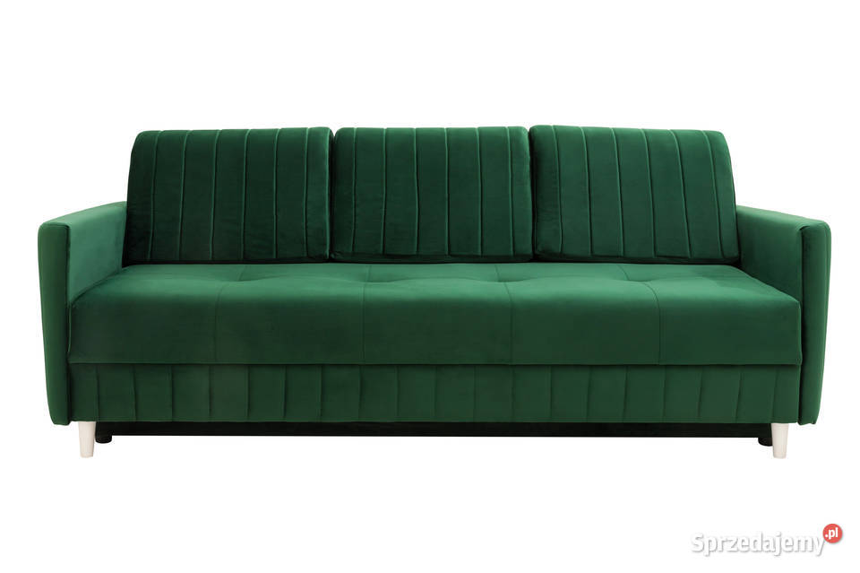 Kanapa Tapicerowana Zielona USZAK Dynów