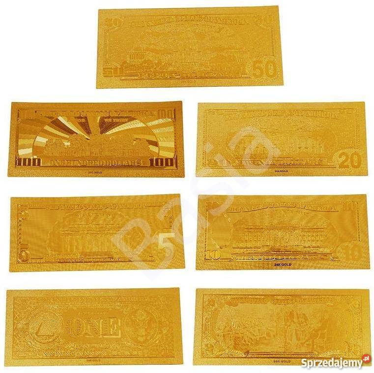 ZŁOTE BANKNOTY 510 2050100200500 EURO Jan Paweł Numizmatyka Sosnowiec