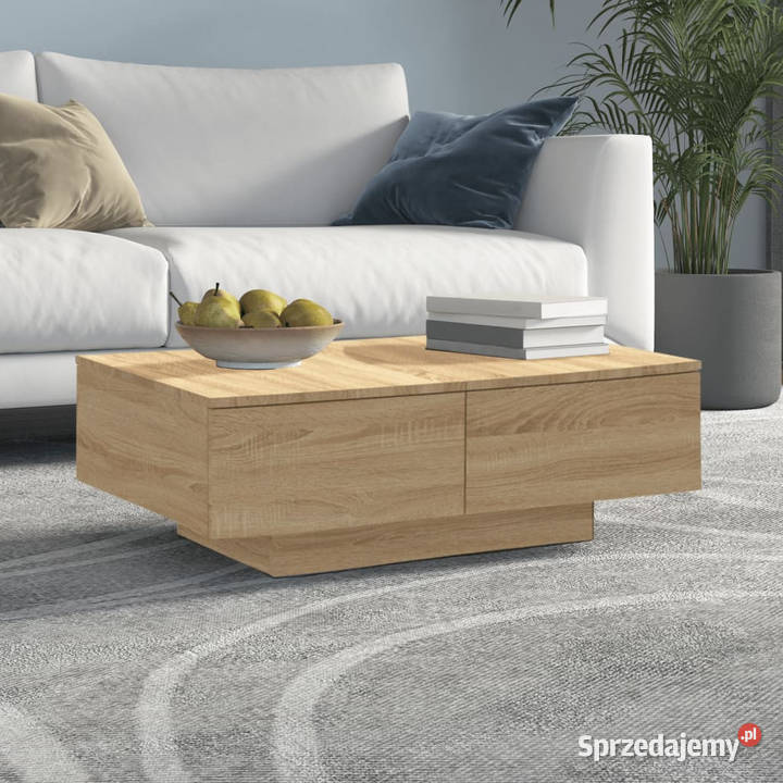 Stolik kawowy dąb sonoma 90x60x31 materiał Stoły Warszawa