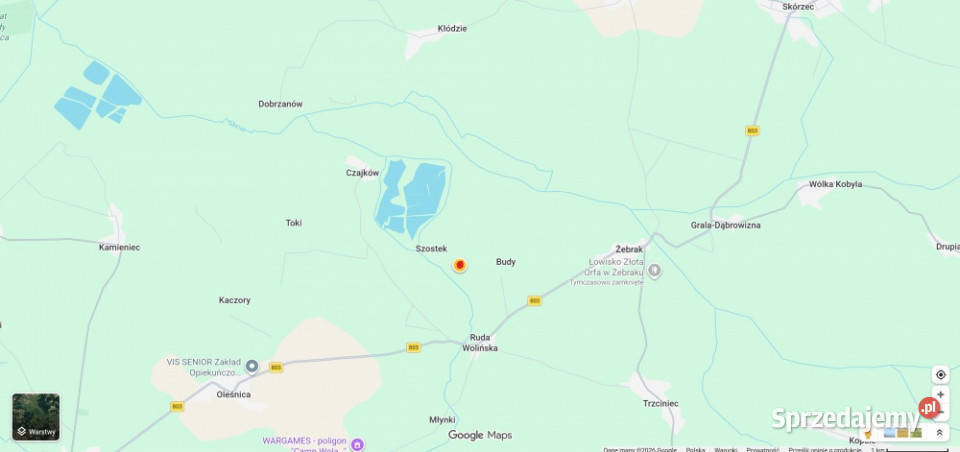 Grunty rolne Ł4 216ha Ruda Wolińska 08117 23 Grunty i działki