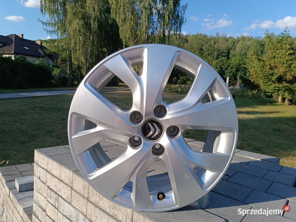 Sprzedam komplet felg aluminiowych Citron Średnica 16" Samochodowe Konin