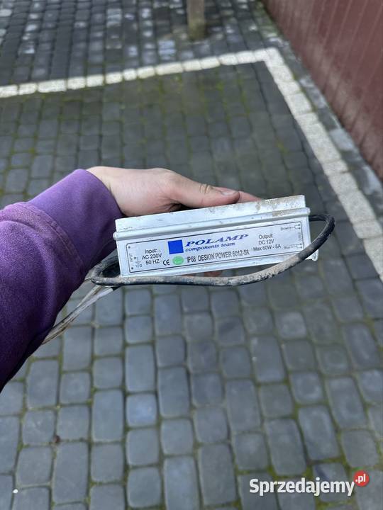 Zasilacz Uniw 12V 5A 60W wodoodporny IP68 Zwoleń