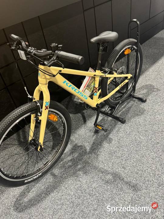 Rower dziecięcy MTB KROSS Level JR 10 Beż Raty 0 Poznań