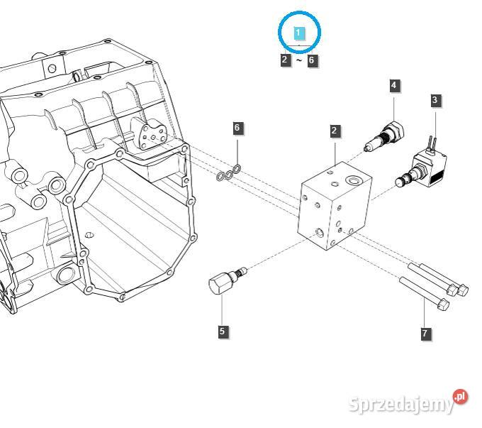 Elektrozawór hydrauliczny WOMPTO G822 LS Tractor podkarpackie Tajęcina sprzedam