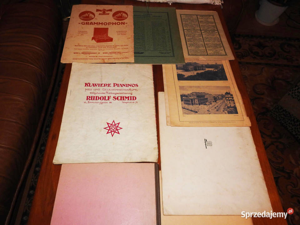 Kolekcja magazynów muzycznych nut z XIX XX wieku Przemyśl