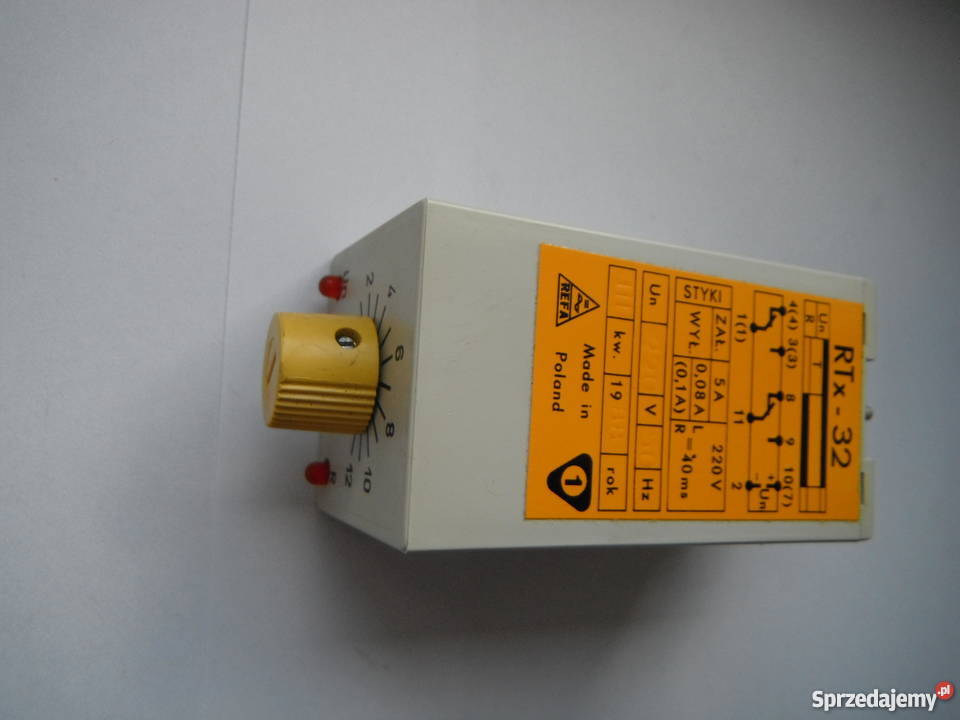 RTx32 Przekaźnik czasowy x01s 220V 50Hz nastaw Chlewiska