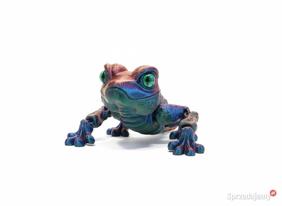 Ruchomy gekon 3D 27 elastyczna figurka Chameleon Figurki Krzyszkowice sprzedam