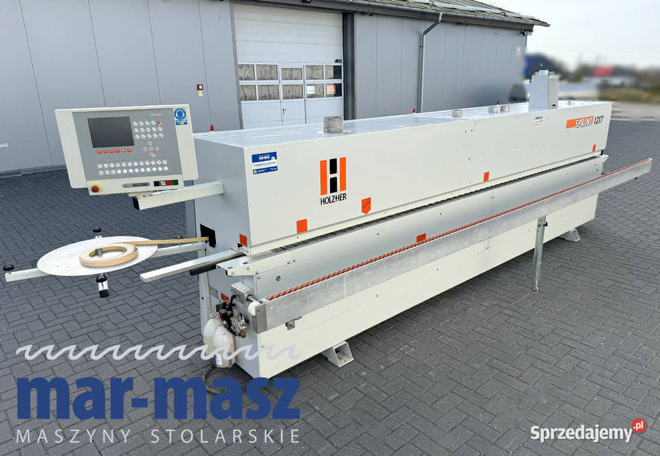 Okleiniarka HOLZHER 1317 SPRINT wstępny frez i pomorskie Sierakowska Huta