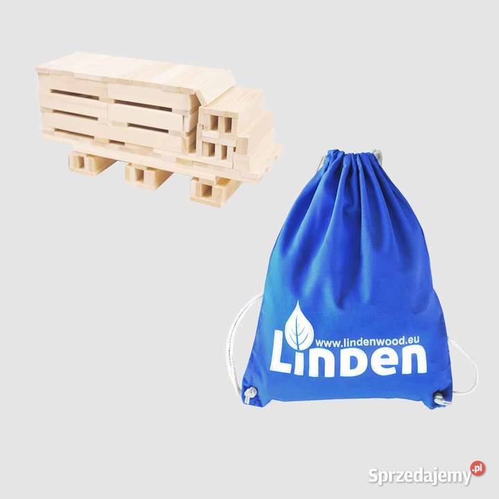 POLSKIE kreatywne klocki Linden 200 w worku EKO Wrocław