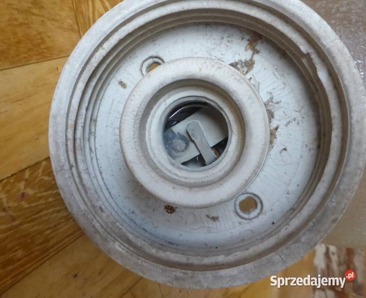 Stara lampa stożkowa WOS100W z czasów PRL Głuchołazy