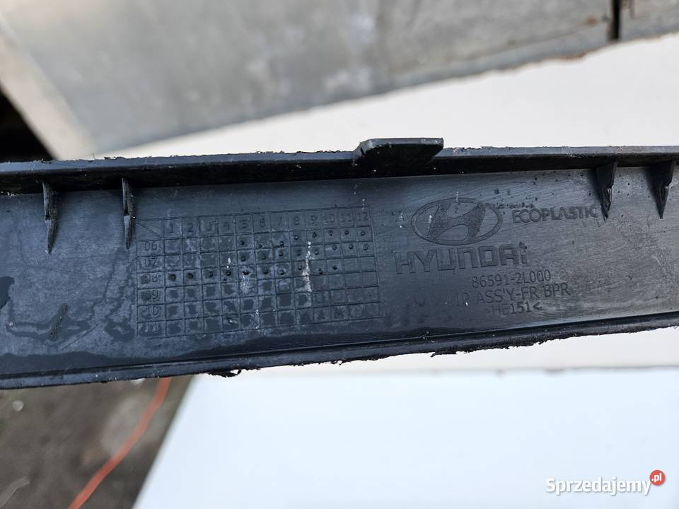 HYUNDAI ELANTRA SPOILER HOKEJ ZDERZAKA PRZÓD Międzychód sprzedam