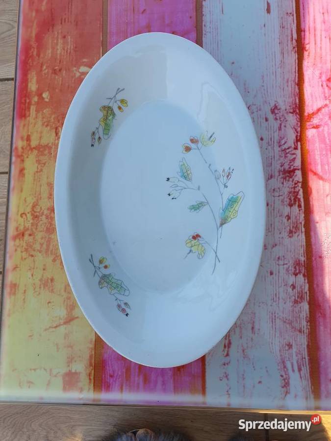 Chodzież niewielki półmisek z lat 60 Myszków