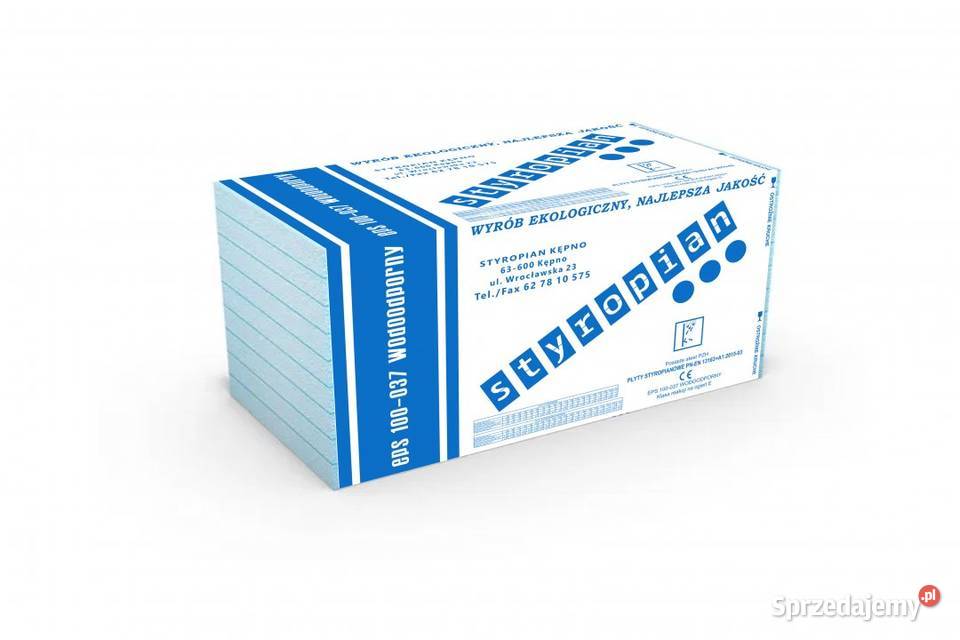 Styropian fasada podłoga wodoodporny fundament Kłobuck