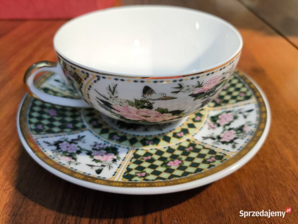Porcelanowa filiżanka ze spodkiem Dominum