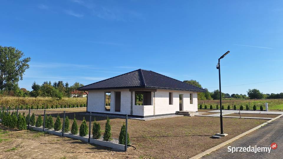 Nowy dom parterowy 105m2 na zamkniętym osiedlu Myślibórz sprzedam
