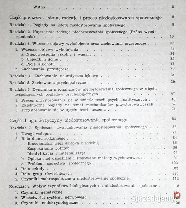 Psychologia dziecka niedostosowanego społecznie Chełm