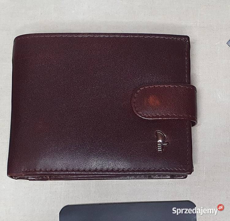 Portfel męski skórzany Puccini NOWY