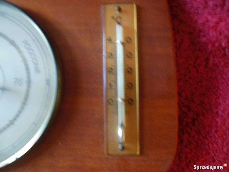 Barometr Fischer z termometrem Pozostałe Kielce