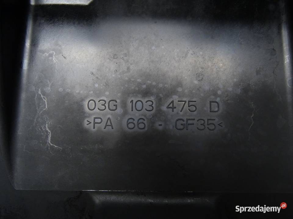 POKRYWA OBUDOWA ZAWORÓW BLS 03G103475D 19 TDI Części samochodowe