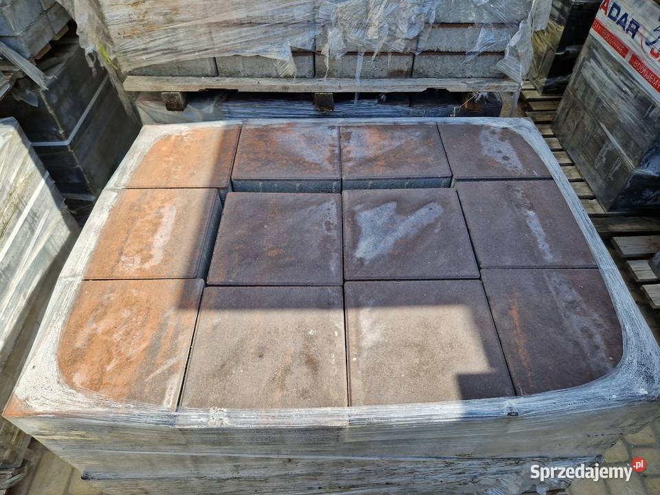 Kostka Brukowa Quadra 30x30x8 Kasztanowy Libet mazowieckie Wielogóra
