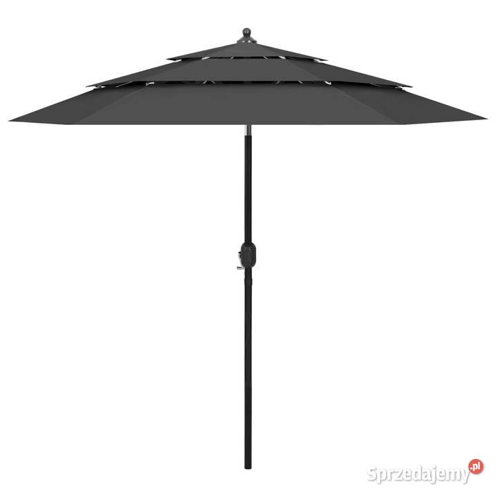 3poziomowy parasol na aluminiowym słupku Warszawa sprzedam