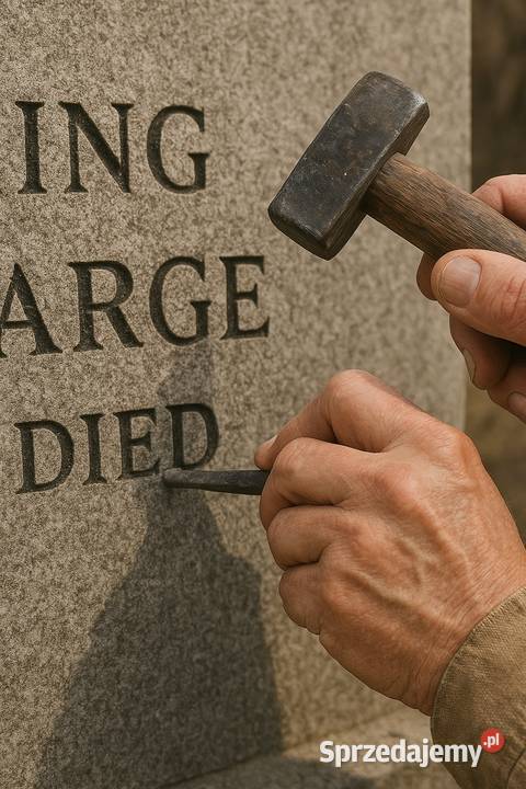 Kucie i dopisywanie liter na cmentarzu Cmentarz Wrocław usługi budowlane