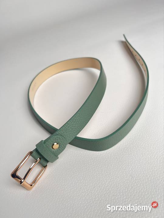 Pasek lupo miętowy skóra małopolskie Kraków