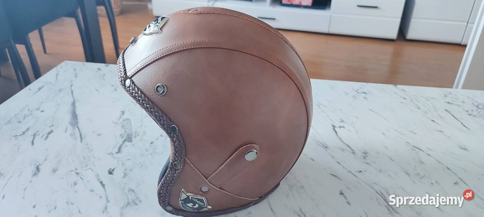 Kask cafe racer Harley chopper vintage Motoryzacja mazowieckie Kołbiel